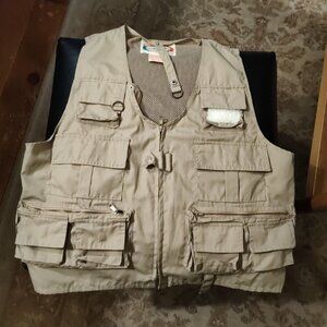 Vintage World Famous Fishing Vest Korea Sz S Tonnes Of Pockets